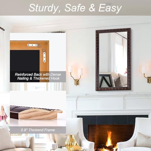 Large Mirrors for Wall Decor, Rectangular Decorative Mirrors for Bathroom - Image 4