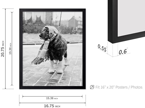 Poster Master Dog Dressed for Winter Print - Image 3