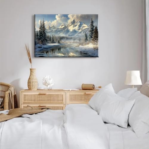 Serene Landscape Canvas Wall Art - Image 3