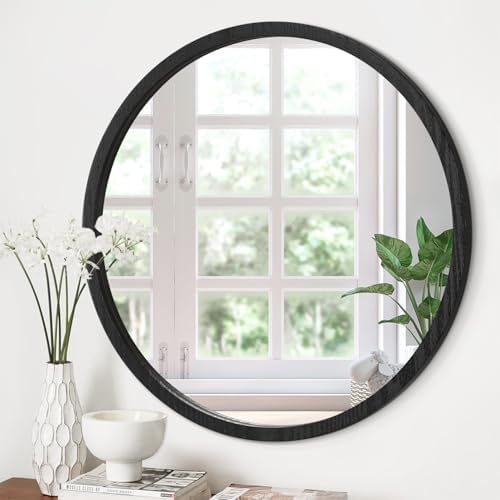 JJUUYOU Circle Wall Mirror 16 Inch Round Wall Mirror by JJUUYOU