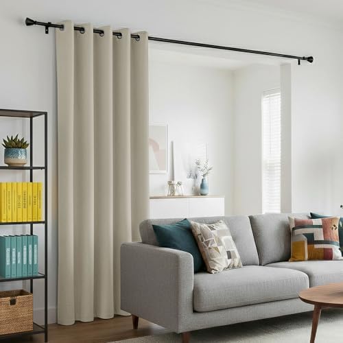 BONZER Room Dividers Curtains, Room Darkening Privacy Blackout Curtain - Image 3
