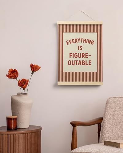 FGFK Everything Is Figureoutable Positive Affirmations Wall Art Poster Hanger - Image 4