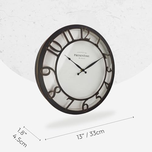 Presentime 13" Farmhouse Series Wall Clock - Image 7