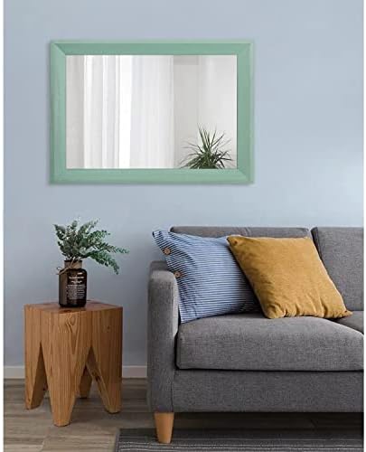 AAZZKANG Wood Framed Mirror Rectangle Modern Farmhouse Wall Mirrors Decor Large - Image 7