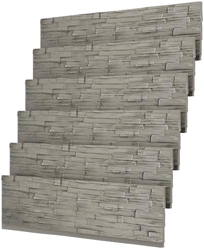 Faux Stone Wall Panels, 3D Artificial Rock Siding by Unknown