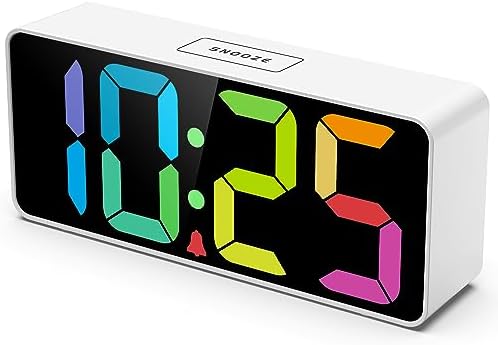 Welgo 7.5 Inches Large Dimmable Digital Alarm Clock by Welgo