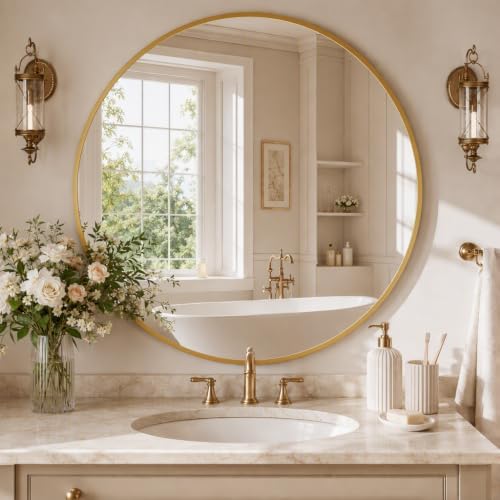 Easly 40 Inch Round Mirror - Image 3
