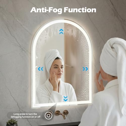 DUMOS 24"x36" LED Bathroom Mirror - Image 4