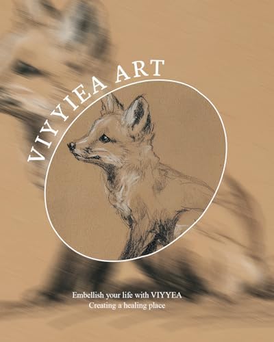 VIYYIEA Framed Vintage Fox Sketch Wall Art, 12x16 inch - Image 4
