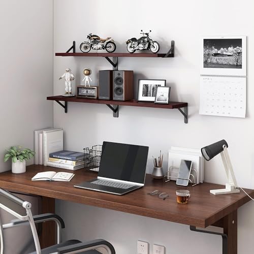 YGEOMER 4 Different Sizes Floating Shelves - Image 5