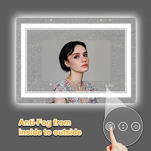 48x36 Inch LED Bathroom Mirror - Image 5
