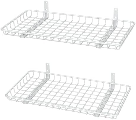 WALMANN 12x24 inch Wall Shelf, Wall-Mounted Storage Shelf by WALMANN