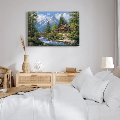 Serene Landscape Canvas Wall Art - Image 3