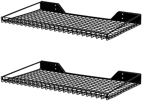Wallmaster Garage Wall Shelves 23.6"x11.8" Wall Mount Metal Shelves 2 Pack by Wallmaster
