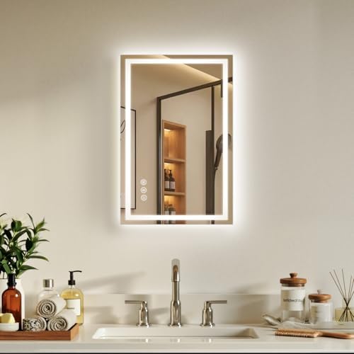 16"x24" LED Bathroom Mirror by Rpoesx