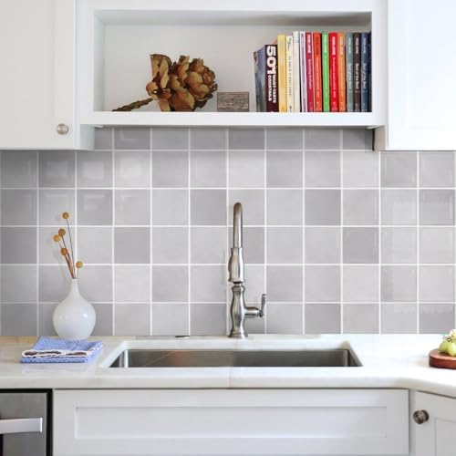 COMSTICKC Thicker Peel and Stick 3D Backsplash Tiles Kitchen Bathroom - Image 3