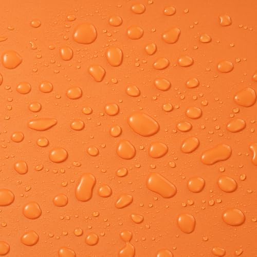 LaCheery 15.8inx46ft Warm Orange Removable Wallpaper Peel and Stick Solid Color - Image 7