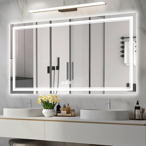 Ratsamee 55"x30" LED Bathroom Mirror by RATSAMEE