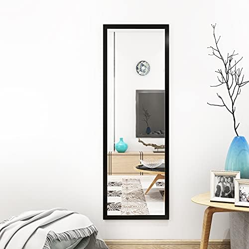 whitebeach Full Body Length Door Hanging Wall Mounted Mirror Over the Door - Image 5