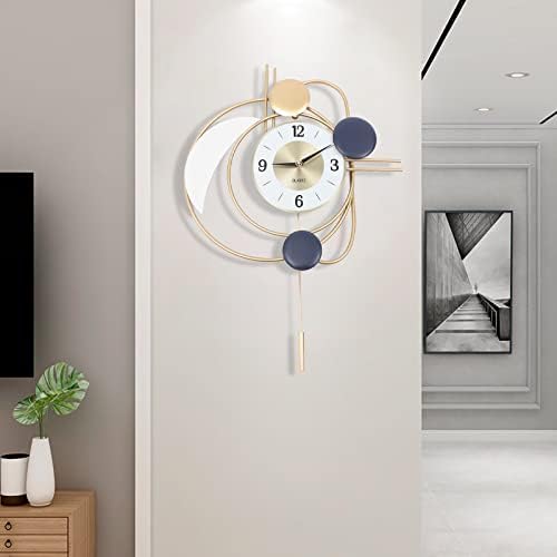28Inch Modern Wall Clock for Living Room, Large Decorative Art Clock Silent - Image 3