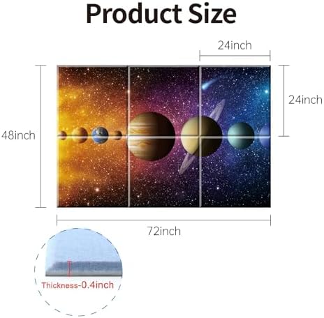 Decorative Acoustic Wall Panels 6 Pack, 72“x48” Art Sound Absorbing Panels - Image 5