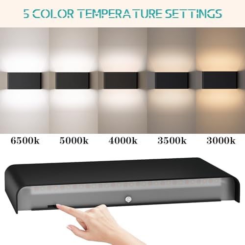 Modern Indoor 5CCT LED Wall Sconce, 4 Pack - Image 2