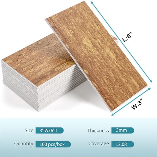 Vamos Tile 100 Pieces Peel and Stick Backsplash Tile - Image 7