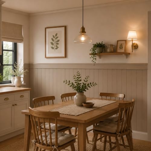 TUALCA Beadboard Accent Wall Panels Kit, Pre-Cut Wainscoting, 15 Sq Ft - Image 4