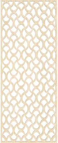 Resort Decorative Pierced Fretwork Wood Wall Panels, 15 3/8"W x 39 3/8"H x 1/4"T - Image 4