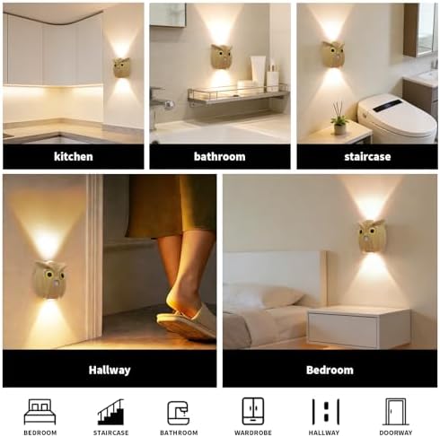 Sensor Motion Night Light: Cute Rechargeable Owl Lamp - Image 6