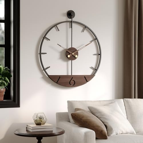 Cuspin Large Wall Clock 30 Inch Modern Farmhouse Wall Clock - Image 2