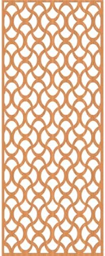 Resort Decorative Pierced Fretwork Wood Wall Panels, 23 3/8"W x 59 3/8"H x 1/4"T - Image 4