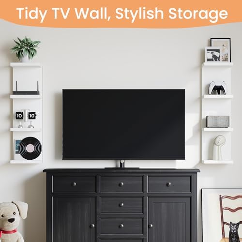 upsimples 4-Tier Floating Wall Shelf - Image 7