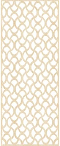 Resort Decorative Pierced Fretwork Wood Wall Panels, 15 3/8"W x 39 3/8"H x 1/4"T - Image 2