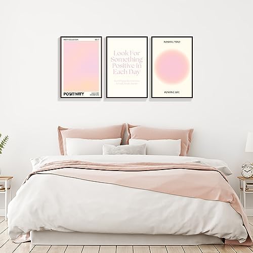 Framed Pink Gradient Aura Angel Numbers Poster - Image 5