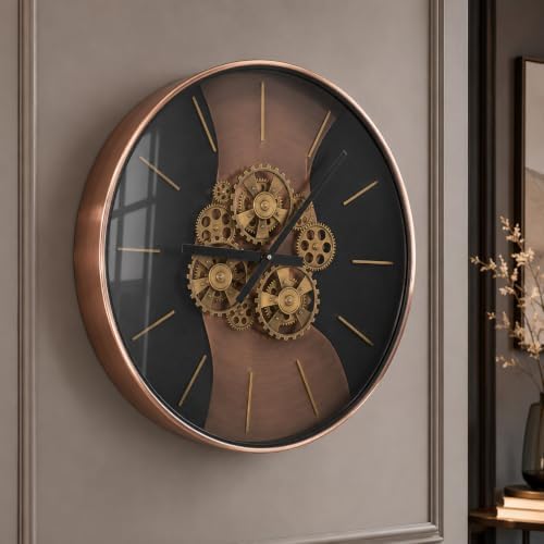 21.65 Inch Large Moving Gear Wall Clock - Image 5