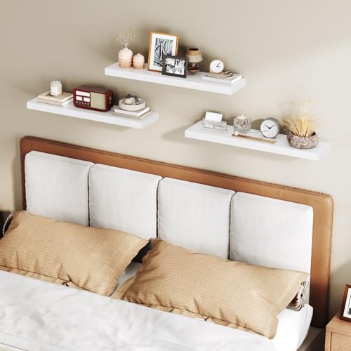 RALGEND Floating Shelves for Wall, 23.6" Wall Shelf Set of 3 - Image 6