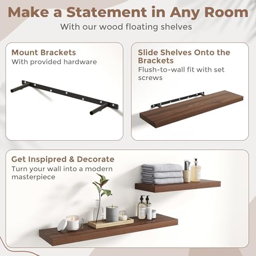 12 Inch Floating Shelves for Wall - Image 6