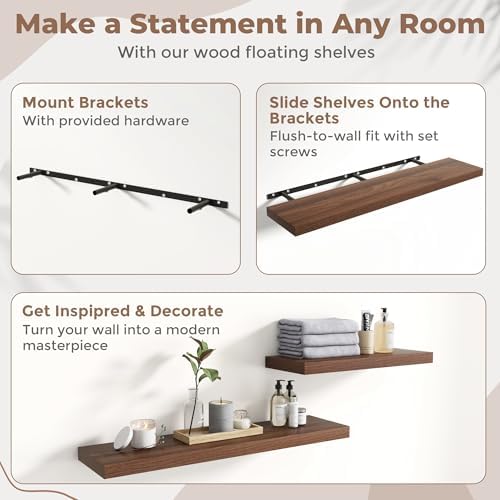 48 Inch Floating Shelves for Wall - Image 5