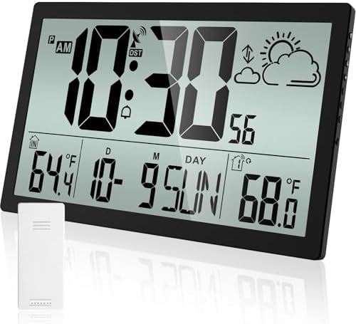 14.6" Atomic Wall Clock Battery Operated by Unknown