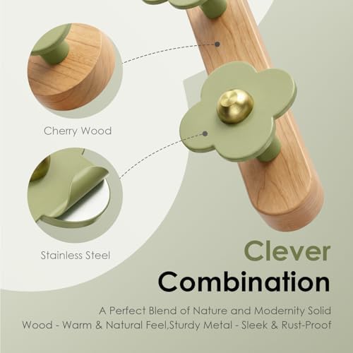 Tindbea Upgreded Heavy Duty Coat Rack Wall Mount - Image 3
