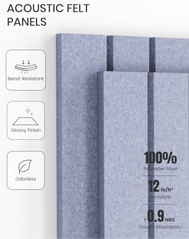 Fluxynara 36" x 24" Large Felt Bulletin Board，Lavender - Image 5