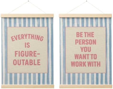 FGFK Positive Affirmations Wall Art Poster Hanger Frame 12x16 Inch by WelcometoFGFKhome