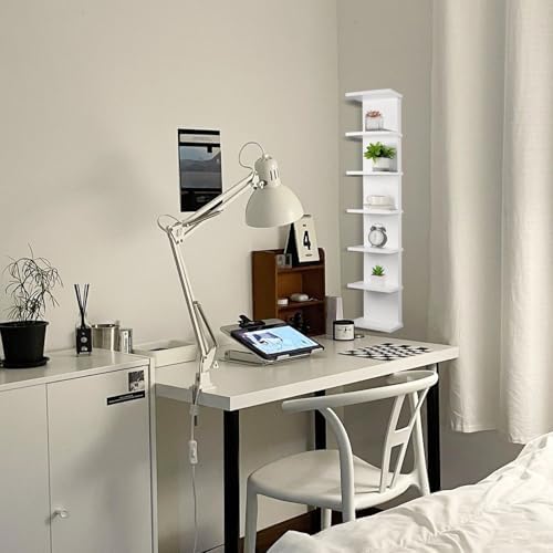 2 Pack 7 Tier Wall Shelf Unit - Image 5