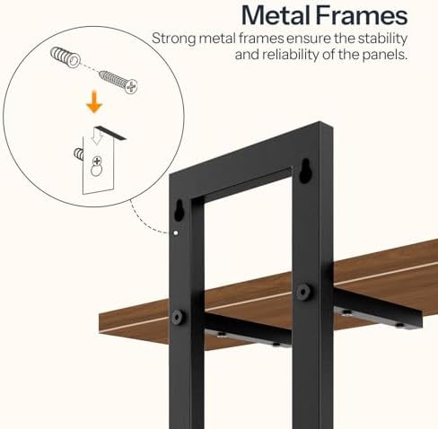 HOOBRO Floating Shelves, 15 Inch Wall Shelf Set of 2, Wall Mounted Storage - Image 7