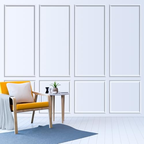 Pangda 10set Peel and Stick Wall Molding Kit 3D Premade - Image 4