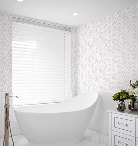 Safiyya Peel and Stick Wallpaper Boho Contact Paper Pink Geometric Modern Wall - Image 5