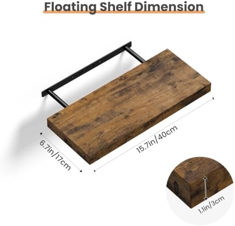 upsimples 15.7 inch Floating Shelves - Image 3