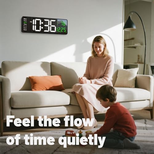 Digital Wall Clock with Automatic Brightness - Image 6