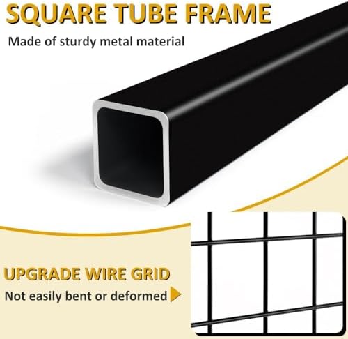 1.8' x 5.7' Grid Wall Panels Standing Wire Grid, Display Rack - Image 4